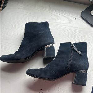 Blue Ankle Boots